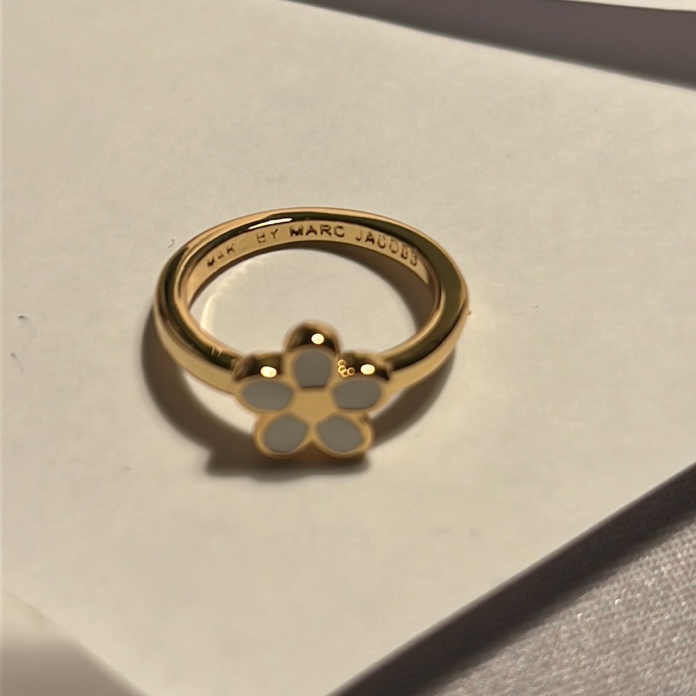 Marc by Marc Jacobs Daisy gold plated ring - Picture 5 of 6